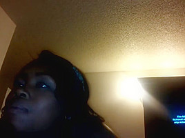 Ebony college girl blowjob