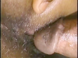 Ebony college girl struggling with bbc