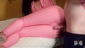Edging His Cock On My Hot New Tights - Viva Athena