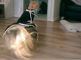Electra angry in bondage