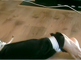 Electra angry in bondage