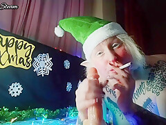 Elf Jerk Off While Smoking