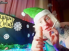Elf Jerk Off While Smoking