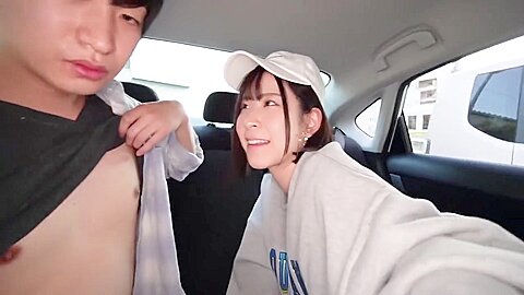 Ena Satsuki 1-day Tokyo Outdoor Gokkun Date With M-boyfriend