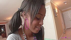 Enchanting Black Bitch Experiences An Orgasm While Receiving A Big Cock In Doggy Style Position