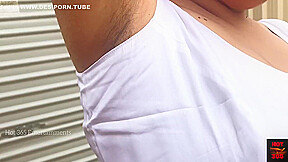 Erotic Cleavage Show Tease In The Bicycle Ride Outdoor