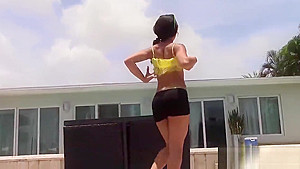 Ethnic little teen 18+ facial