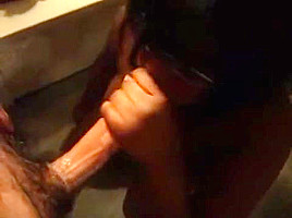 Ex girlfriends Step sister babysitting at her friends house blows me and swallow