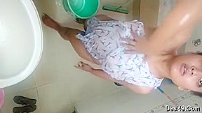 Exclusive- Horny Nri Girl Shower Clips Record For Lover