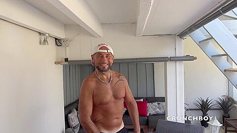 Exhi Bareback In The Swimming Pool With Eric And Jess - CrunchFrenchBareback