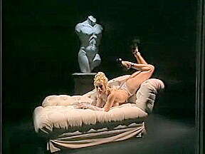 Exotic Blonde, Group Sex adult scene