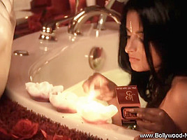 Exotic Bollywood babe undressing Here