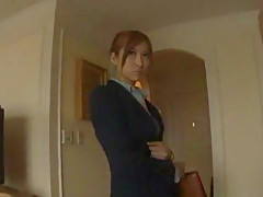 Exotic Japanese model Leila Aisaki in Best Cumshots, Doggy Style JAV scene