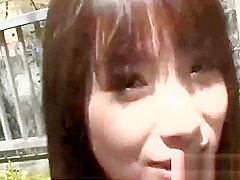 Explosive and wet Japanese fellatio