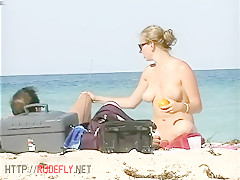 Exquisite nude beach video