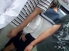 Fabulous Japanese girl Chie Maeda in Best College, Doggy Style JAV scene