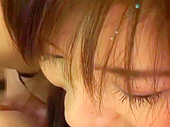 Fabulous Japanese model Yukimi Honoka, Ryou Kaname, Riko Tachibana in Crazy Blowjob, Handjobs JAV clip