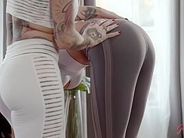 Fabulous Sex Clip Yoga Try To Watch For , Watch It - Heather Vahn And Joanna Angel