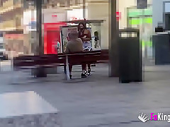 Fake Lingerie Model Teases And Seduces A Random Guy