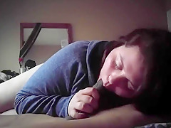 Fat Slut Deepthroating A Hard Dick