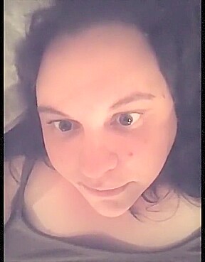 Fat whores face an tits while she talks dirty and cums for Step daddy