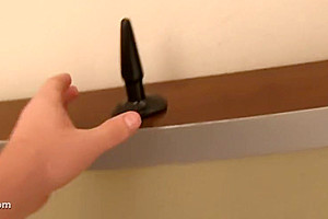 Fay teases us with her dick before sex