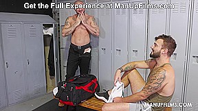 Feel my Fucking Muscles! Studs Crush Daddy and Aidel Tyler for ManUpFilms