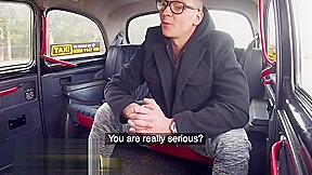 Female Fake Taxi Bored busty driver swaps fare for hot taxi
