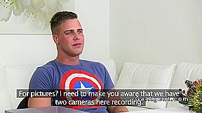 Female agent recording her hardcore interview