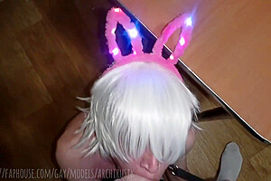 Femboy Cross Obediently Fucks And Sucks The Big Dick Of The Step daddy Of The Owner In Adidas