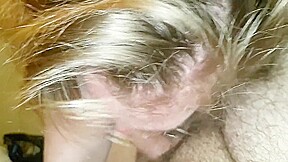 Filthy aussie slut sucks cock n takes a load