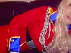 Fine-looking asian lady is attending in cosplay XXX movie