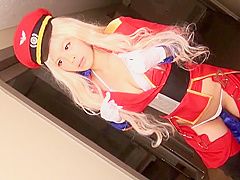 Fine-looking asian lady is attending in cosplay XXX movie