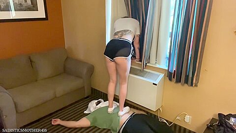 First Time Trampling In Converse Shoes Featuring Princess Natalie {4k} (preview)