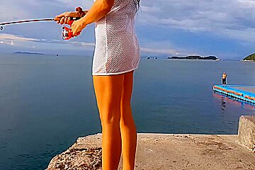Fishing Without Panties Among Fishermen