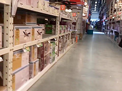 Fit Milf Upskirt Home Depot No Panties