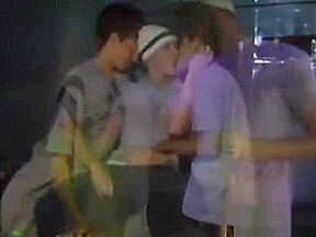 Five Gay Twinks Cock Sucking Oral Sex Orgy