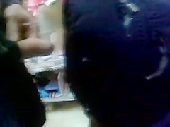 Flash cum in supermarket 19