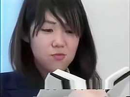 Foot slave of Chinese girl - human chair