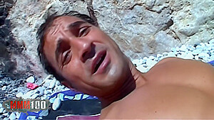 Foursome At The Beach With Two Horny