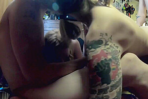 Freckled Unicorn - Trans Orgy With Amateur Redhead Part 4