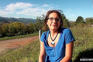 French Porn Scene Outdoor With Amateur Mature Lady