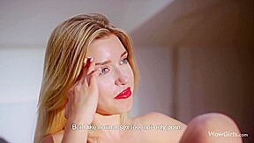 Freya Mayer - Beautiful Blonde Girl Telling Us A Bit About Herself And Masturbating