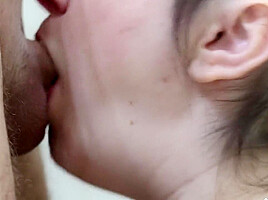 Fuck My Face Until You Cum Down My Throat close Up Blowjob