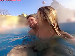 Fucking A Slutty French teen 18+ In Thermal Bath Of Budapest
