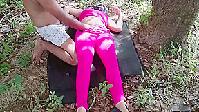 Fucking Friend Hot Wife In Wood Outdoor Risky Public Sex