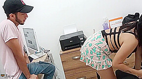 Fucking My Stepbrothers Girlfriend In The Office - Porn In Spanish