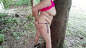 Fucking My Stepmom In Jungle Under The Tree Risky Public Sex