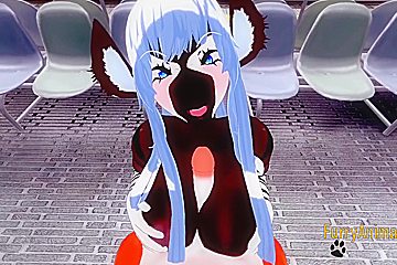 Furry Hentai - Zebra & Fox Yiff