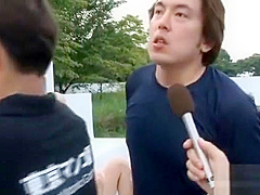 Gang bang Asian porn with typical Jap scenario